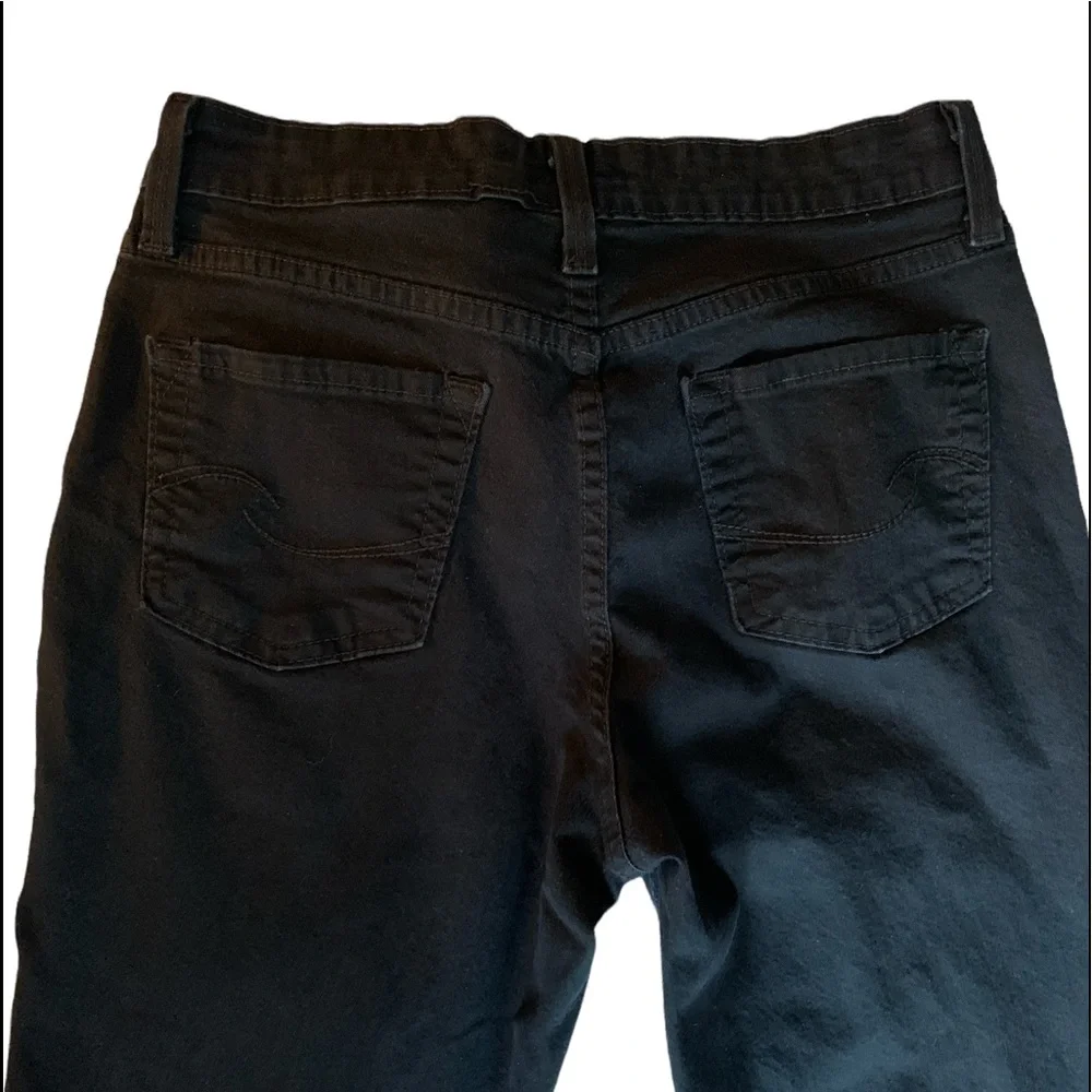 Levi Strauss & CO Signature At Waist Bootcut Black Woman’s Misses Size 8 Jeans - Picture 5 of 7